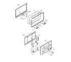 Panasonic TC-P42U2 cabinet parts diagram