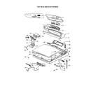 Fisher & Paykel IWL15-96192A top deck diagram