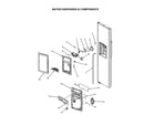 Fisher & Paykel RX256DT7X1-22600-A dispenser diagram