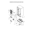 Fisher & Paykel RX256DT7X1-22600-A evaporator diagram