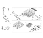 Bosch SHE46C05UC/40 rack assy diagram