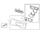 Samsung DV210AEW/XAA-00 control panel diagram
