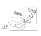 Samsung DV210AGW/XAA control panel diagram