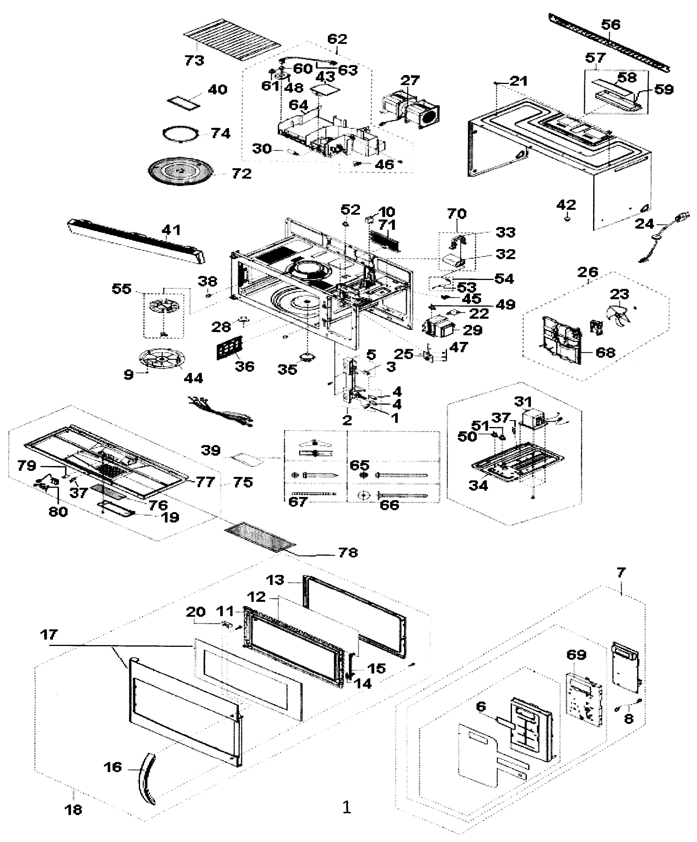 Cabinet parts