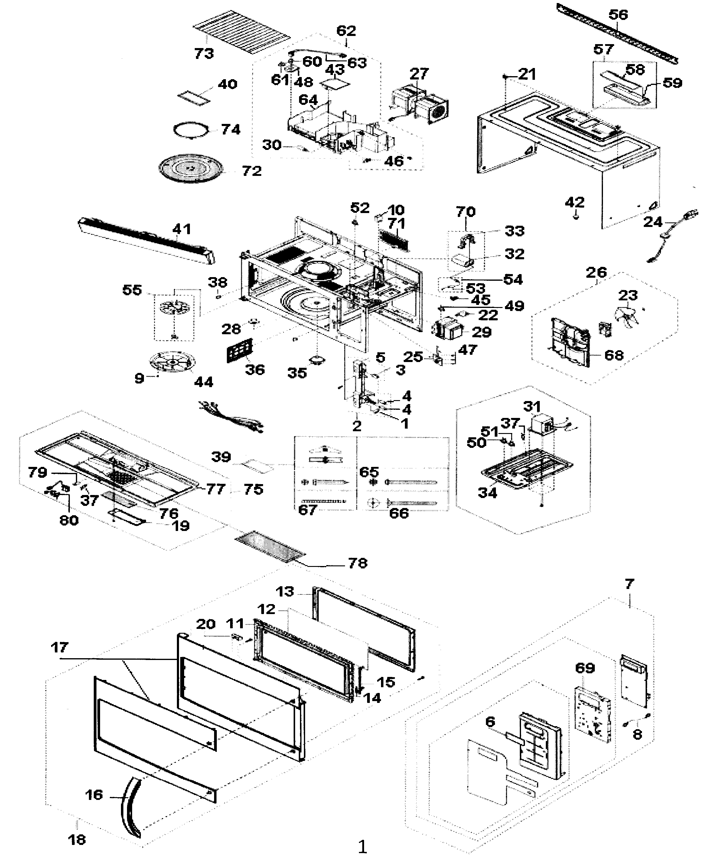 CABINET PARTS