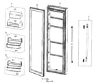 Samsung RS263TDRS/XAA ref door diagram