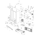 Samsung RS265TDWP/XAA cabinet diagram