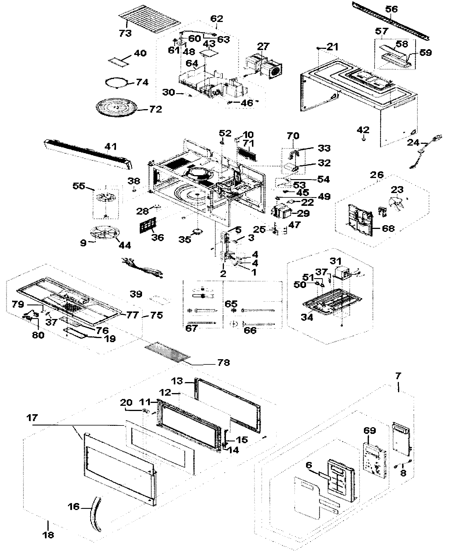 Cabinet parts