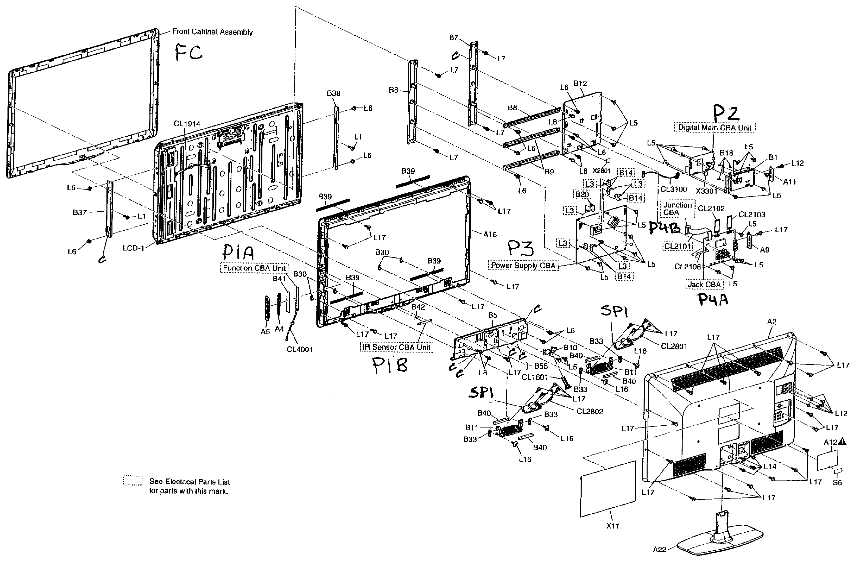 Cabinet parts
