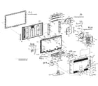 Philips 46PFL5505D/F7 cabinet parts diagram