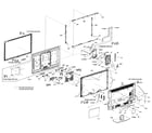 Philips 46PFL7505D/F7 cabinet parts diagram