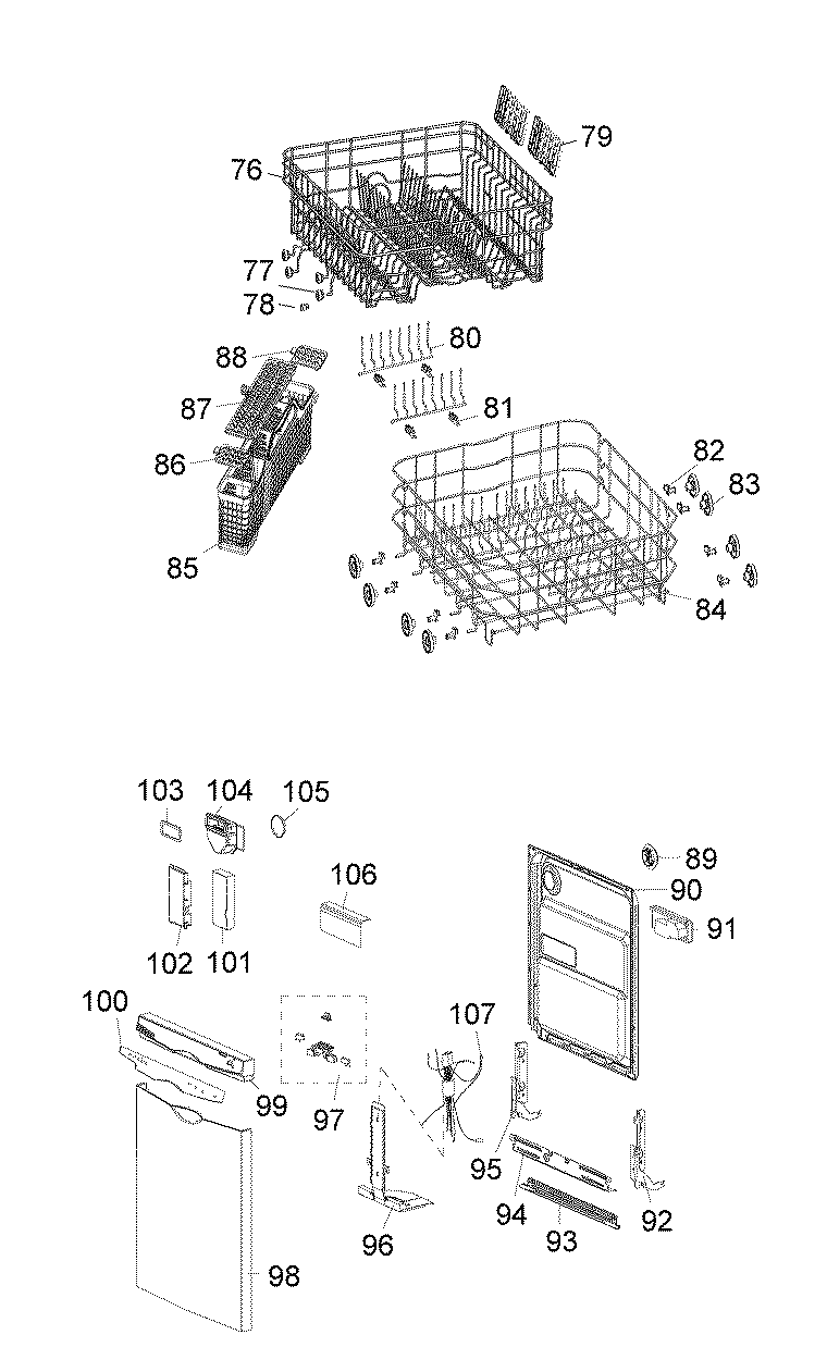 Rack-door
