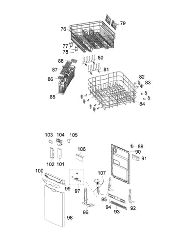 Rack-door