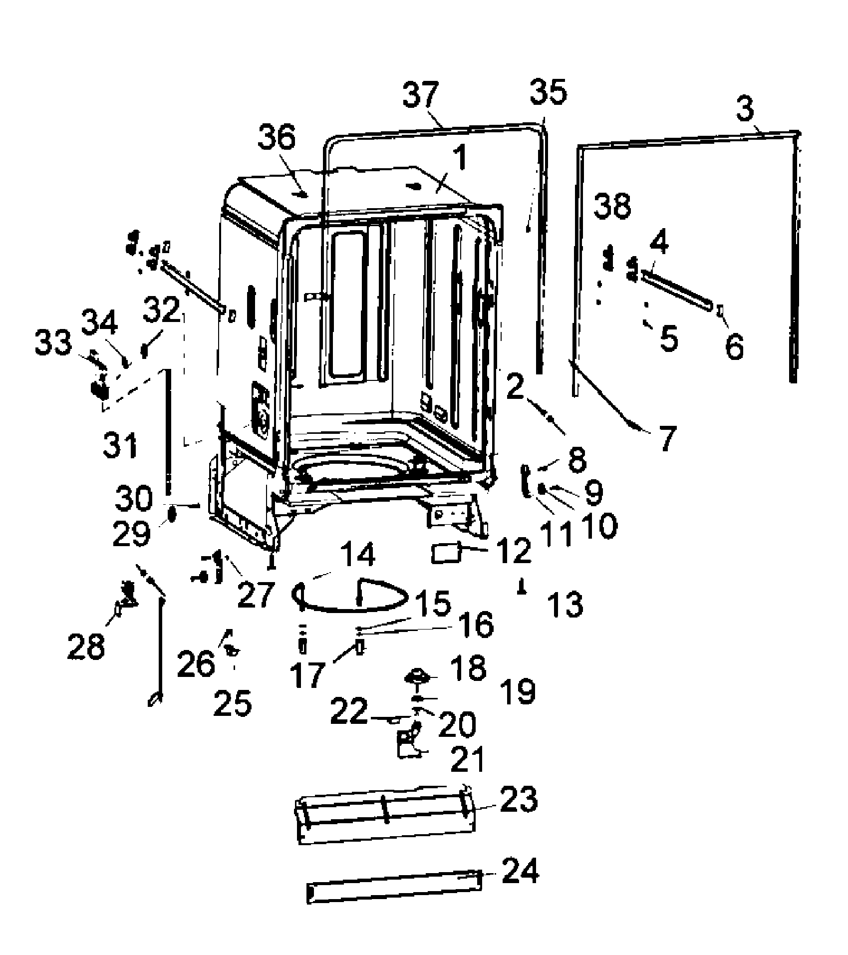 CABINET ASSY