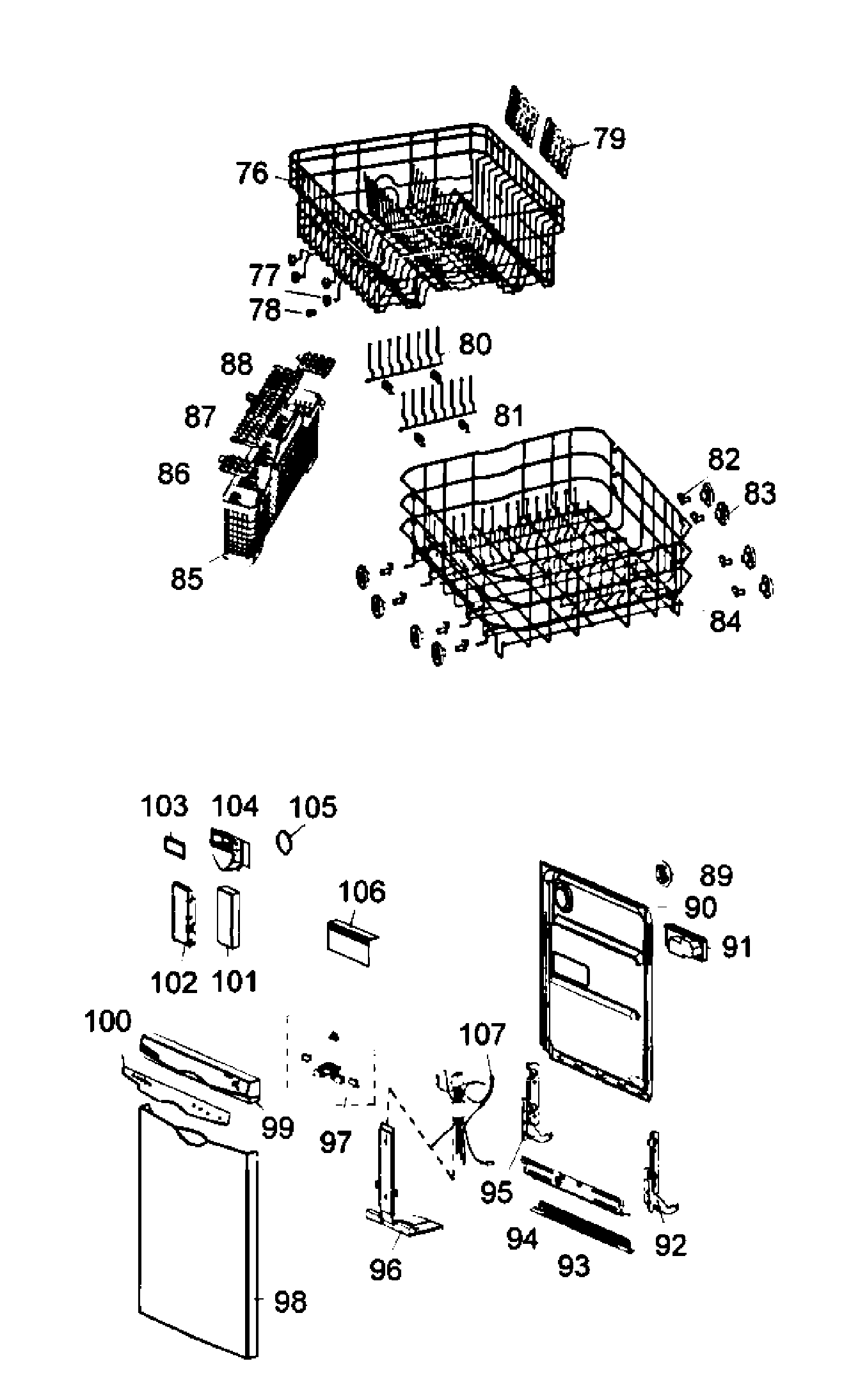 Rack-door
