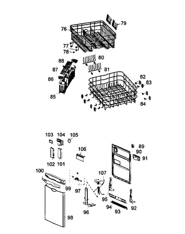 Rack-door