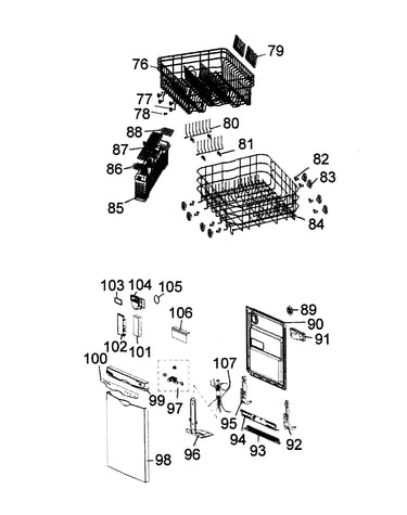 Rack-door