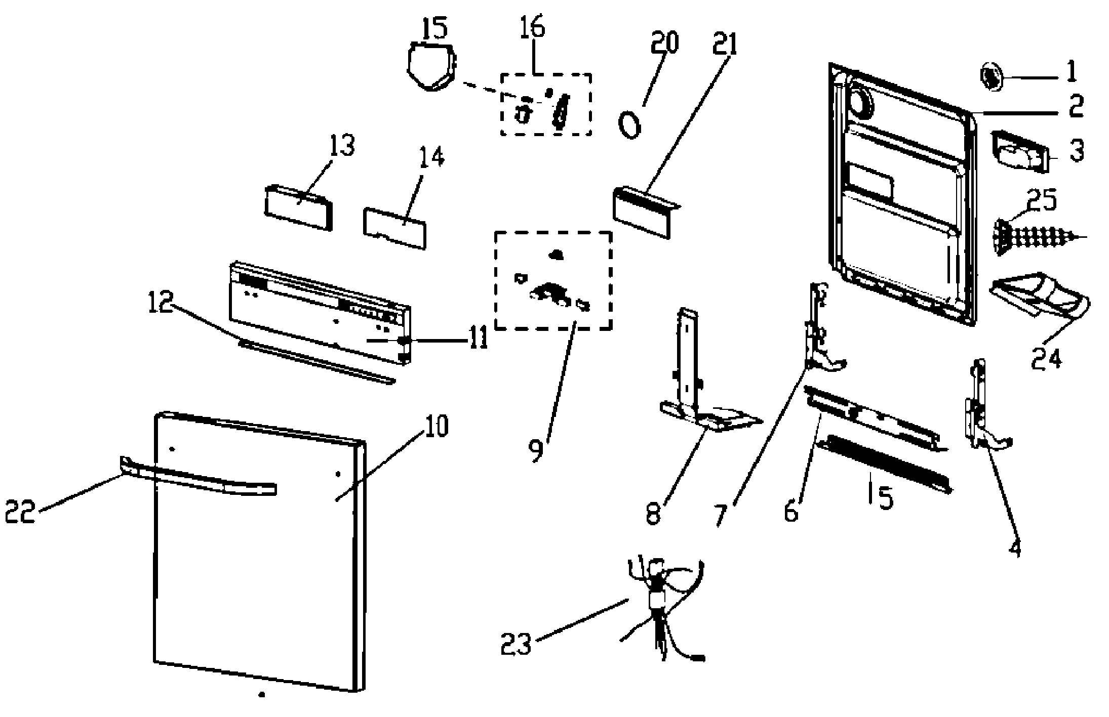 Door assy