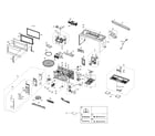 Kenmore 40185052210 cabinet parts diagram
