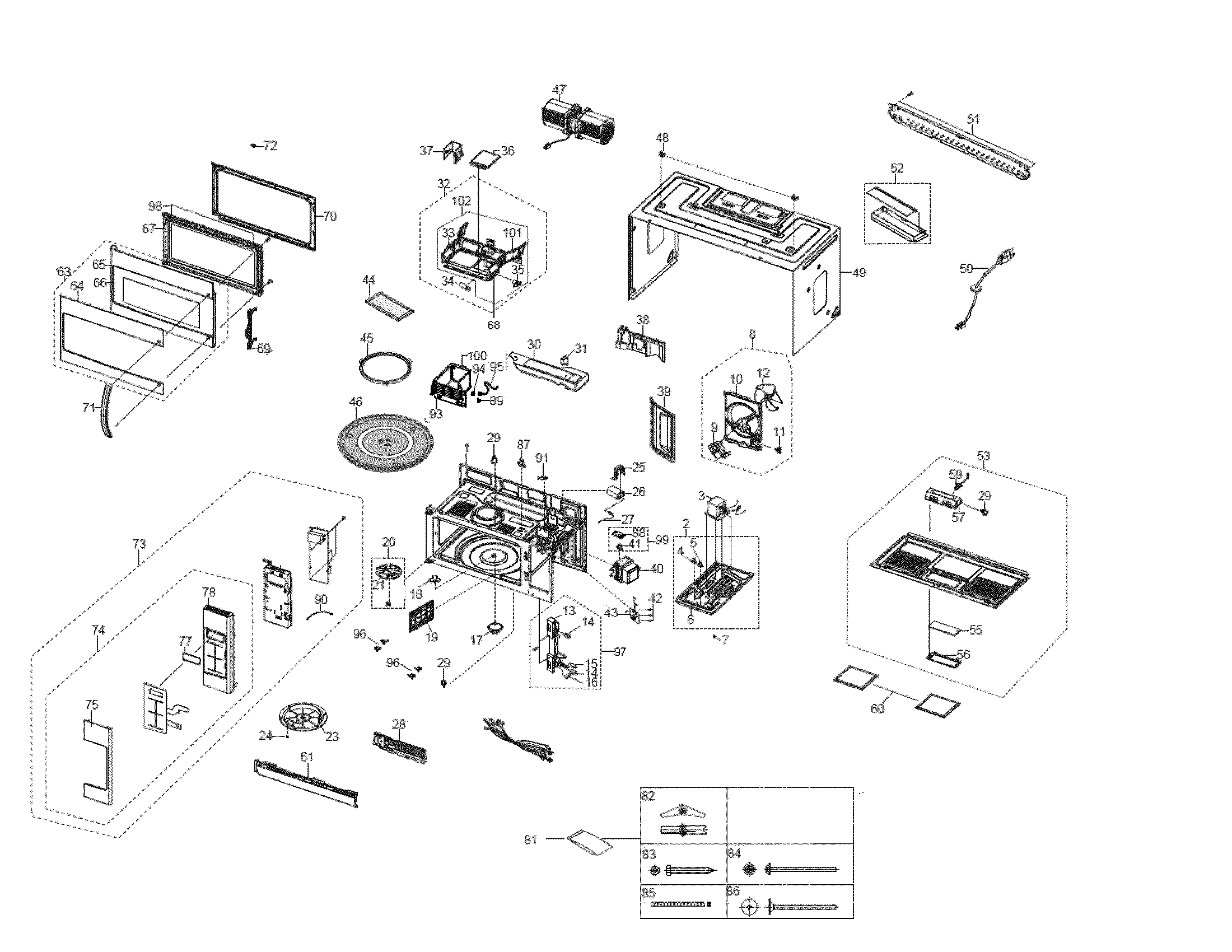 Cabinet parts