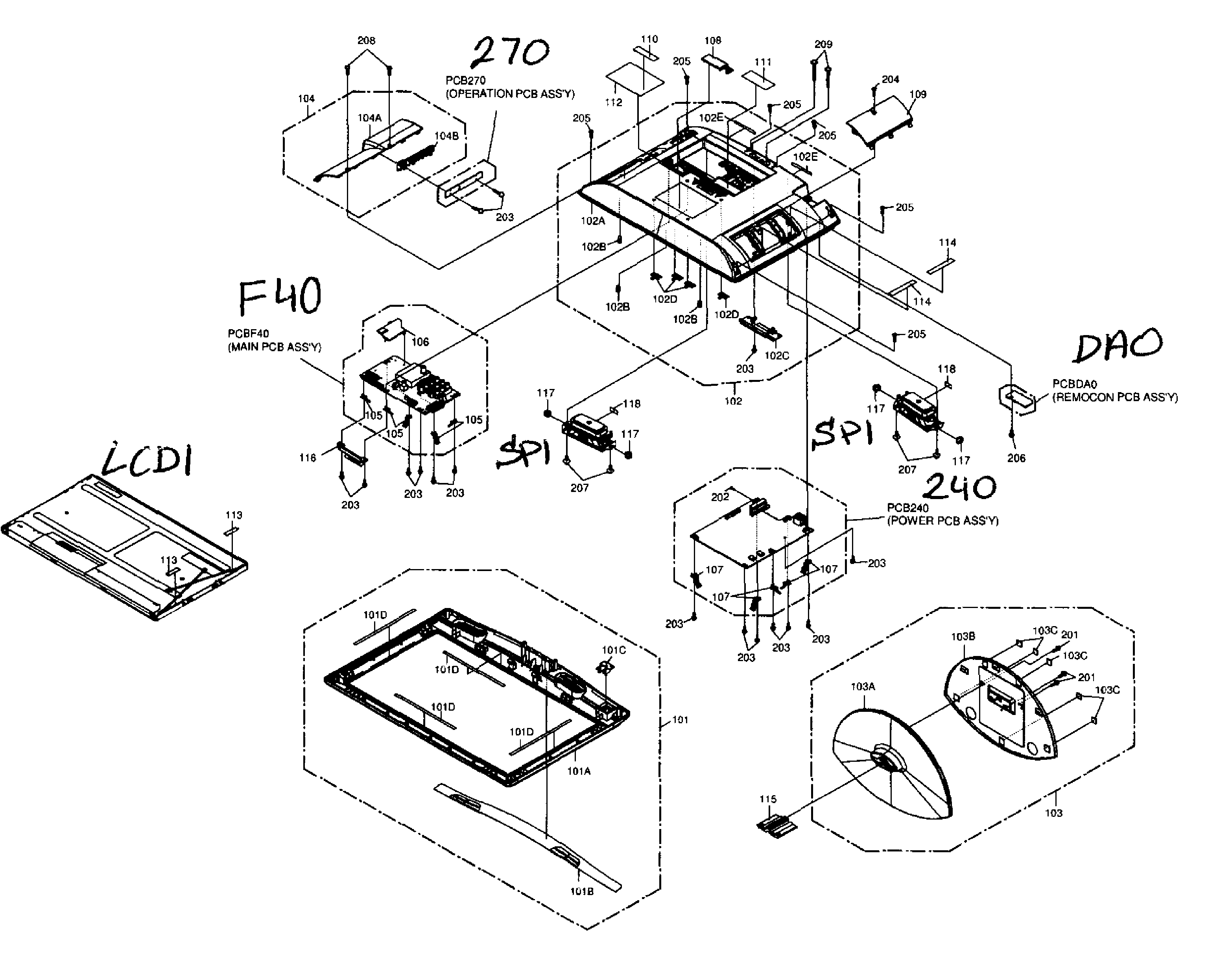 CABINET ASSY