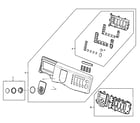 Samsung WF410ANR/XAA-00 control panel diagram