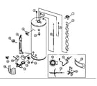 Kenmore Elite 153332620 water heater diagram