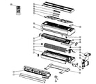 Enviroair KWH9000 cabinet parts diagram