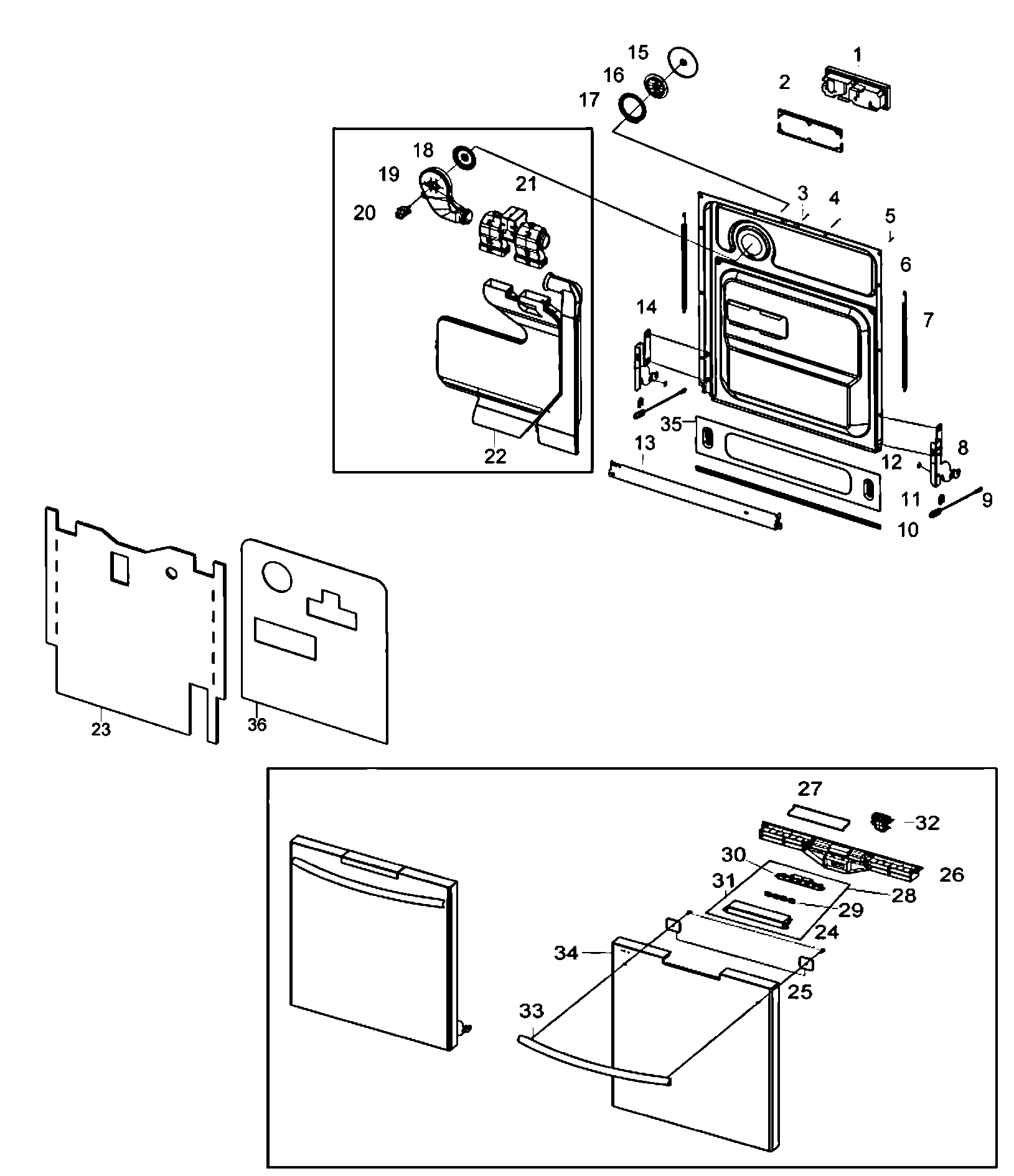 Door assy