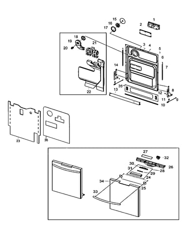 Door assy