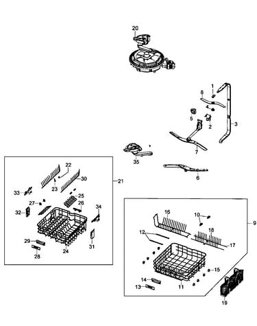 Wash assy
