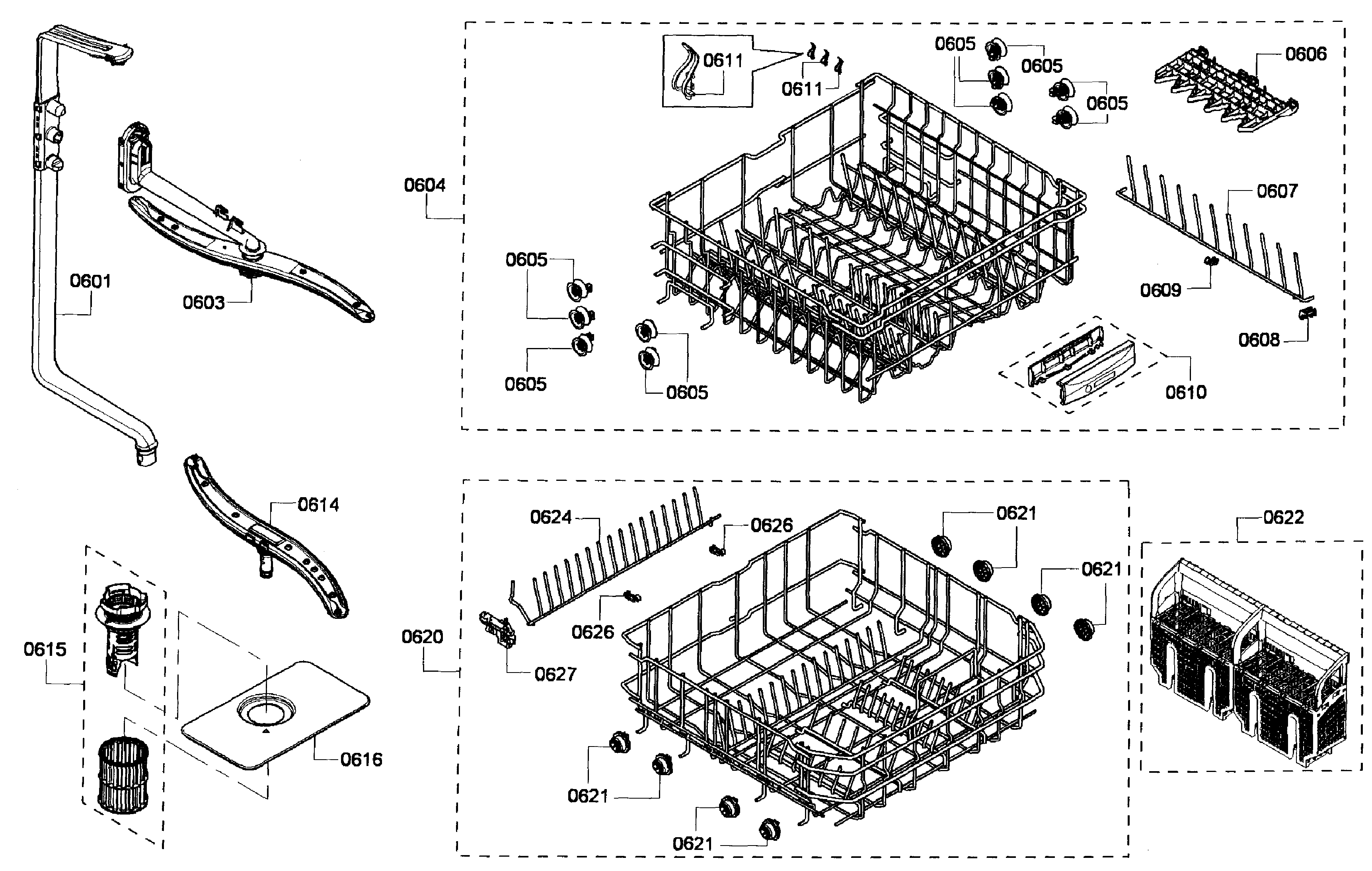 Racks assy