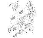 Panasonic SDR-S50PK frame assy diagram