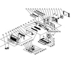 Gree PTAC-GAE07AB-P cabinet parts diagram