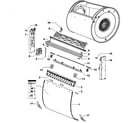 Fisher & Paykel DG62T27CW2-96170-A drum assy diagram