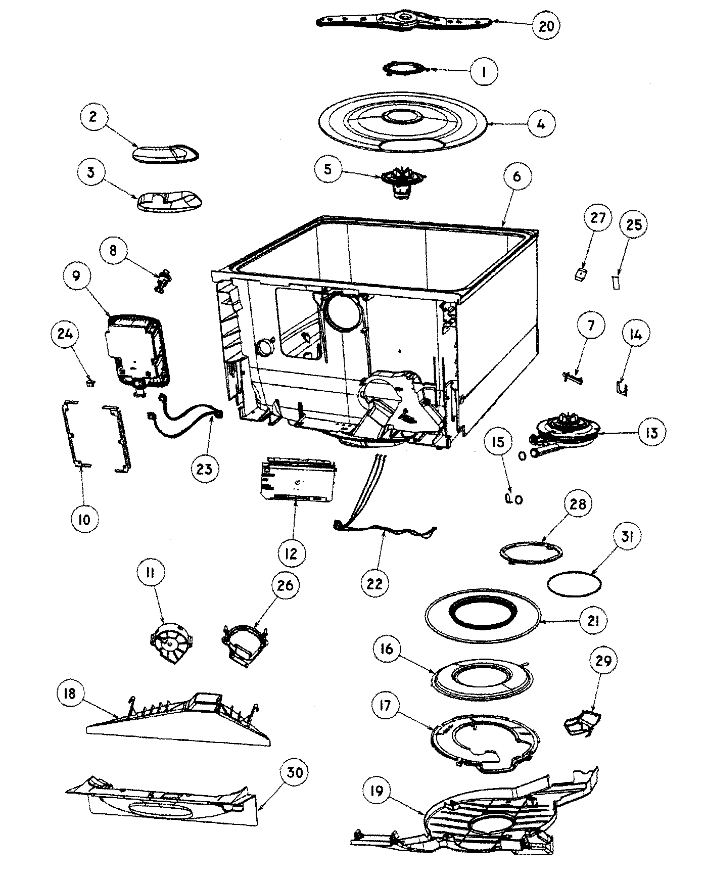 Tub parts