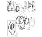 Fisher & Paykel DG62T27DW2-96163-A outlet duct diagram