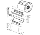 Fisher & Paykel DG62T27DW2-96163-A drum assy diagram