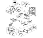 Samsung RF263AEBP/XAA-00 freezer diagram