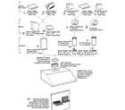 Kenmore Elite 23354820010 accessories diagram