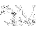 Bosch WFVC844PUC/20 dispenser diagram