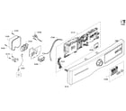 Bosch WTVC533CUS/10 front panel diagram
