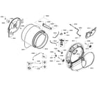 Bosch WTVC533CUS/10 drum assy diagram