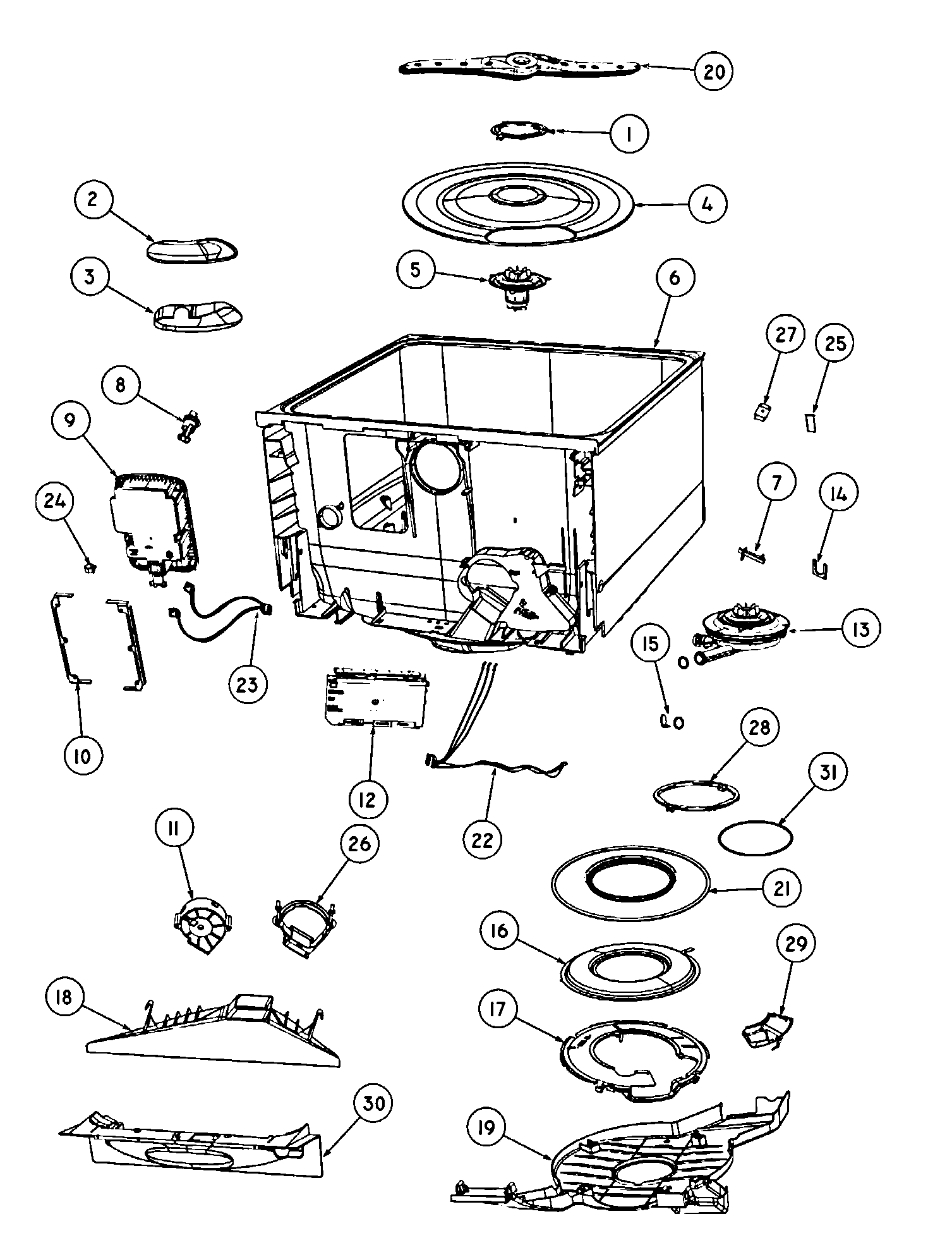 Tub components
