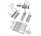 Fisher & Paykel DD24DI6V2-88607-A rack assembly diagram