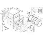 Bosch WTVC833PUS/09 cabinet assy diagram