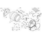 Bosch WTVC833PUS/09 drum assy diagram