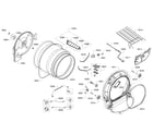 Bosch WTVC833PUS/11 drum assy diagram