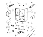 Fisher & Paykel DD24DCTW6V2-88563-A cabinet diagram