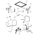 Fisher & Paykel DD24DCTW6V2-88563-A lid/link assy diagram